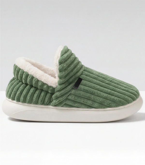 Chaussons Fourrés Antidérapants Et Chauds Pour Homme Et Femme zaxx