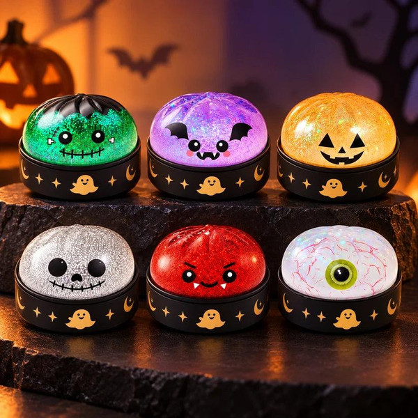 Dumpling Squishy d’Halloween Anti-Stress (Lot de 5) zaxx