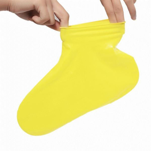 1 Paire De Couvre-chaussures Imperméables Antidérapants Et Résistants À  L'usure, Couvre-chaussures Imperméables En Silicone Épais Unisexe Avec  Couche Imperméable, Faciles À Transporter, Mode en ligne