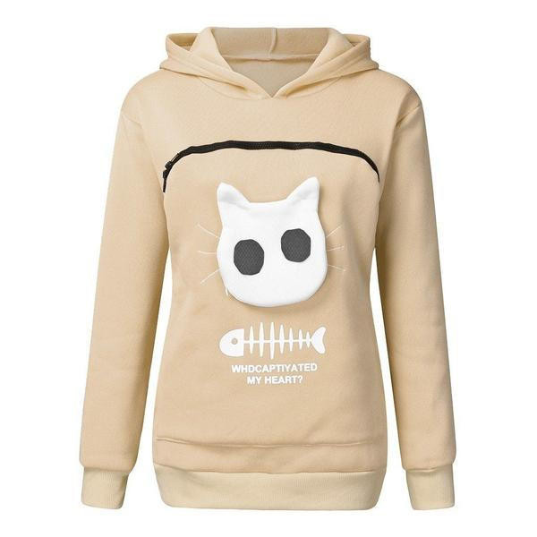 Pull Poche Kangourou pour Chat zaxx