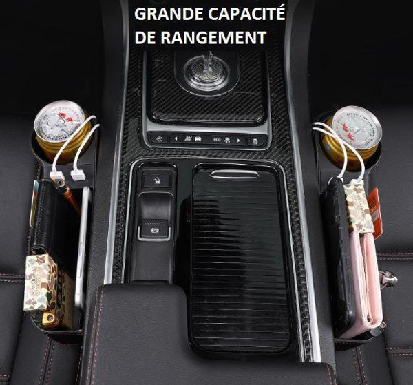 Boîte de rangement multifonctionnelle pour voiture, organisateurs  d'accoudoir, rangement intérieur de voiture