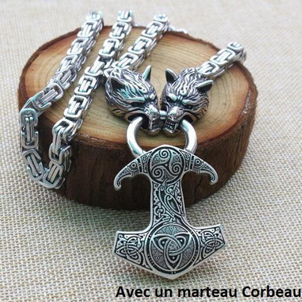 Collier en acier inoxydable Viking zaxx