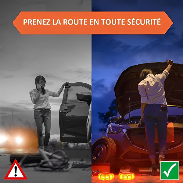 Éclairage d'Urgence Magnétique Pour Véhicule zaxx
