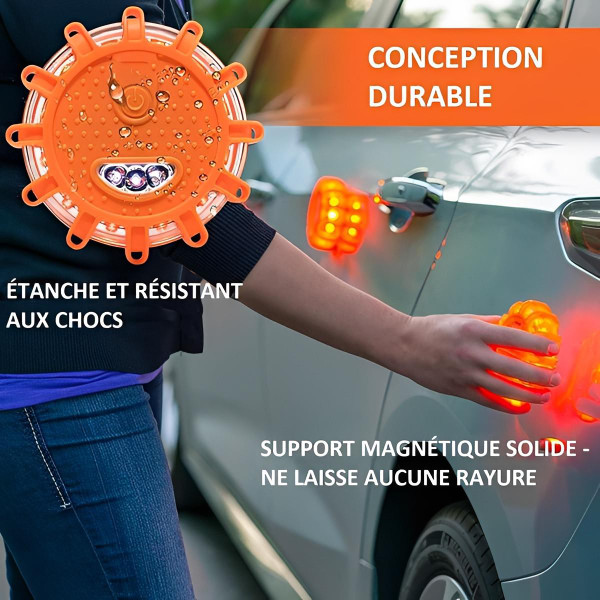 Éclairage d'Urgence Magnétique Pour Véhicule zaxx