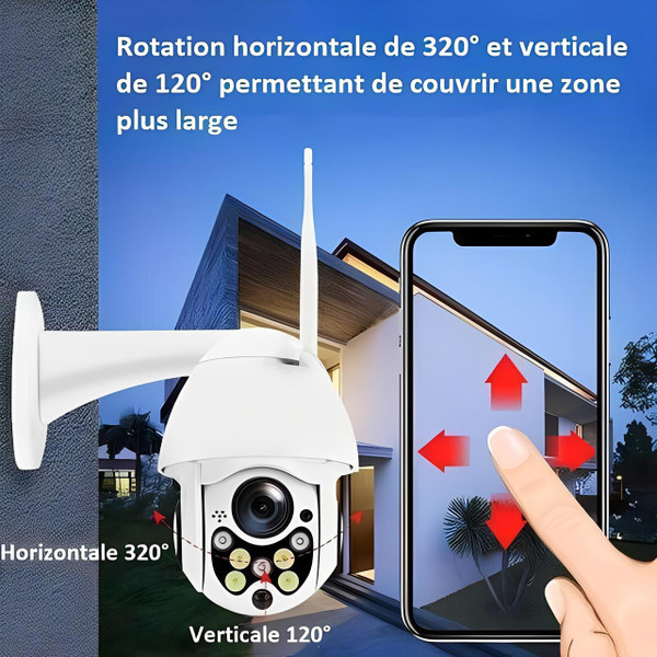 Caméra De Surveillance Wifi - Sans Fil - CamSafe™ zaxx
