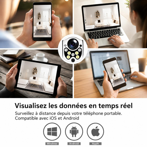 Caméra De Surveillance Wifi - Sans Fil - CamSafe™ zaxx
