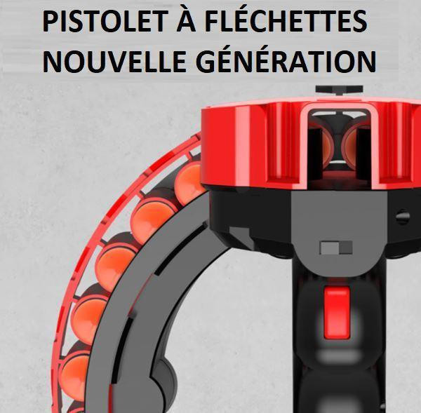 Pistolet à Flèches + 2 Fléchettes Ventouse + Badge Police Jouet pour Enfant  Jeu