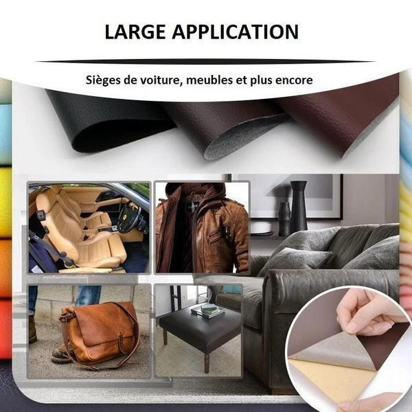 Acheter 1 Rouleau Canapé Fix Patch Auto-Adhésif Fixation Rapide Large  Applicabilité Faux Cuir Réparation Patch Ruban Autocollant