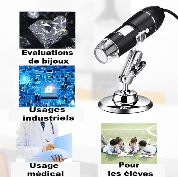 Microscope Numérique Portable 1080p zaxx