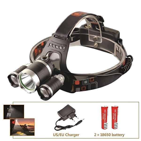 Super Lampe Frontale - 12000 Lumen, XM-L T6 zaxx