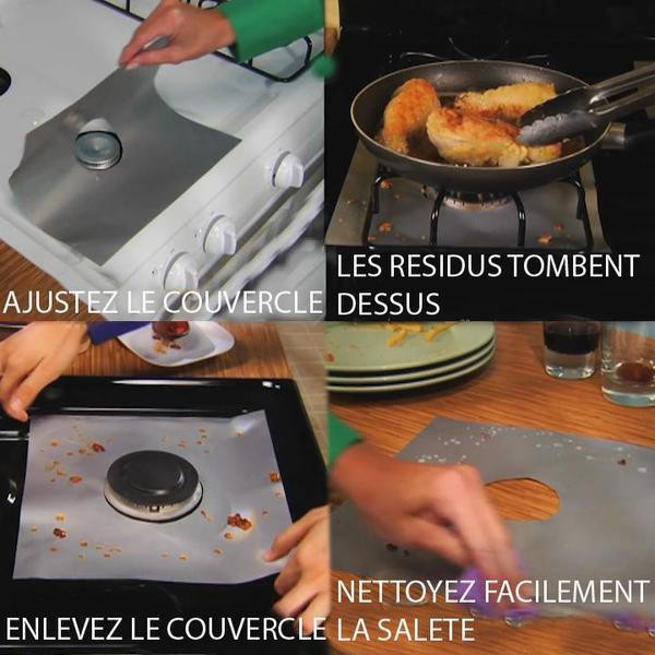 Protecteur De Cuisiniere au gaz lot de 4 zaxx