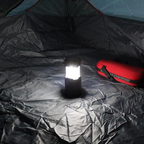Lanterne De Camping 3-en-1 - Lampe De Poche LED Effet Flamme zaxx