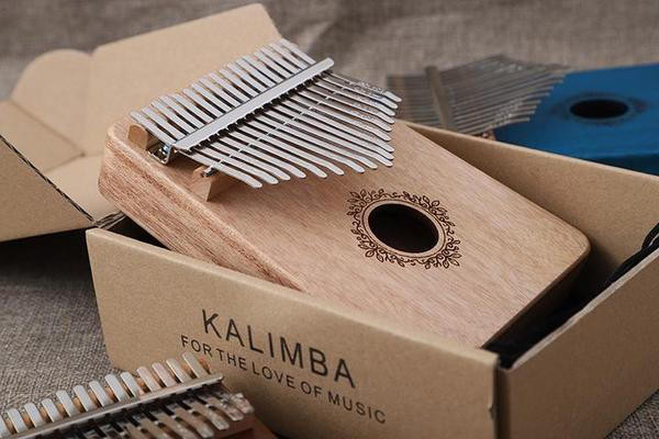 Piano Kalimba 17 lames acajou - DÉCORATION - retro vintage mania