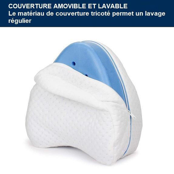 Coussin Orthopedique pour Jambes avec Mousse a Memoire de Forme zaxx