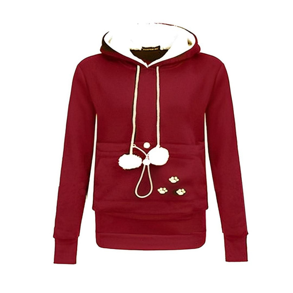Sweat à capuche poche kangourou pour chien et chat zaxx