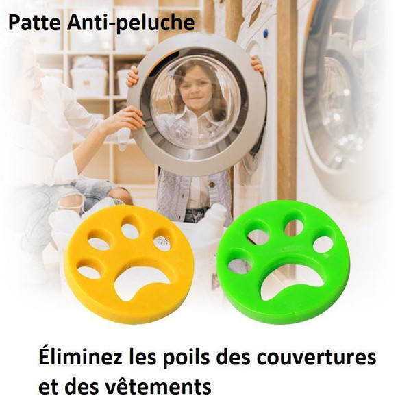 Anti poil machine a laver - Patte Anti-peluche zaxx