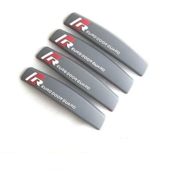 4pcs Set Autocollant porte de voiture anti-collision protecteur résistant  aux rayures Bande de protection de bord de porte de voiture de rayer la  bande de fibre de carbone fixé - Chine Le