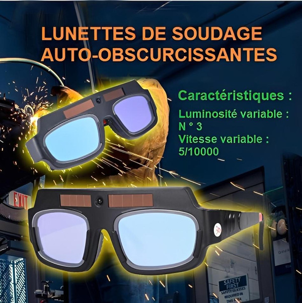 Lunettes de Soudage Auto-obscurcissantes zaxx