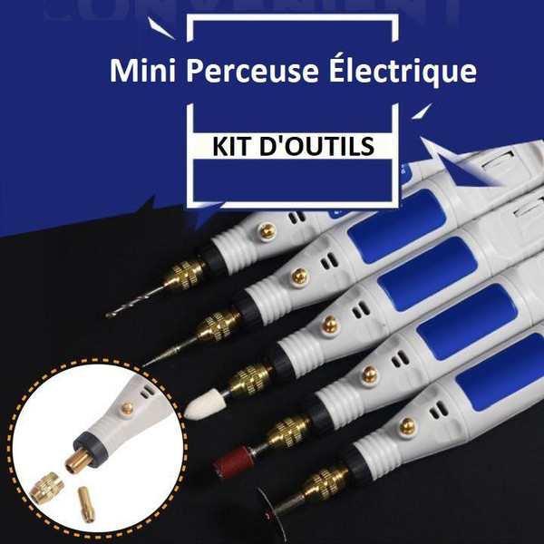 Kit dOutils Pour Mini Perceuse Electrique zaxx