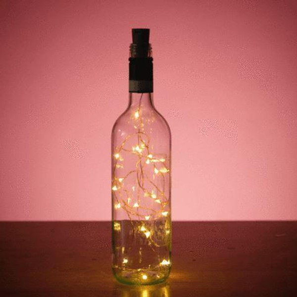 Generic Lot de 12 Guirlande lumineuse - Bouchon bouteille de vin