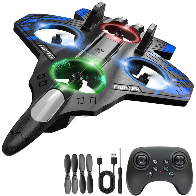 Avion radiocommandé multicolore pour enfants • Mon jouet éducatif Avion radiocommandé multicolore pour enfants • Mon jouet éducatif