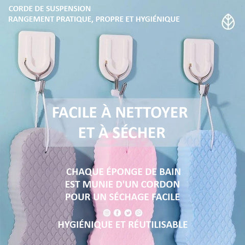 ExfoliSponge™, Éponge de bain exfoliante