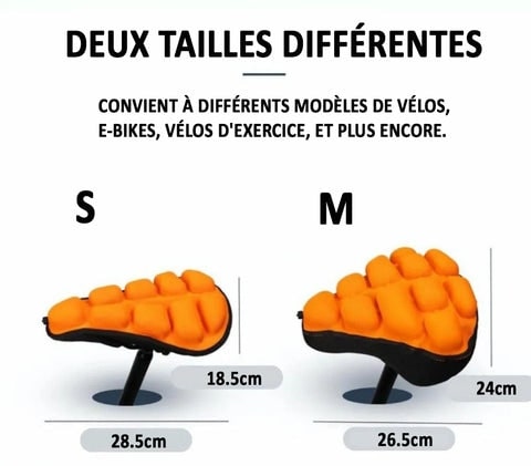 Selle de vélo confortable large Big Bum Bike Cruiser en