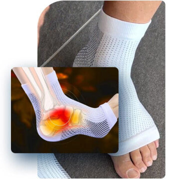 Chaussettes De Compression De Cheville De Neuropathie De Compression  Chaussette De Talon Chaussette D'orteil Ouvert Anti-gercé Respirable Soins  De La Peau Des Pieds, Mode en ligne