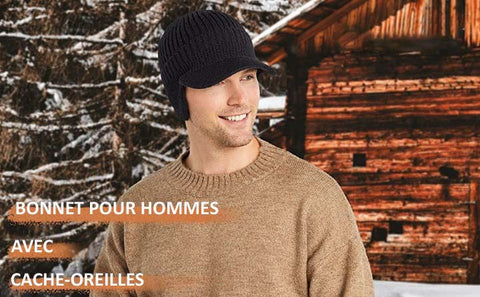 Bonnet de course pour homme - Bonnet d'hiver pour femme - Chaud et  thermique - Respirant - Pour la course à pied le jogging le  ski-Vert---Vert