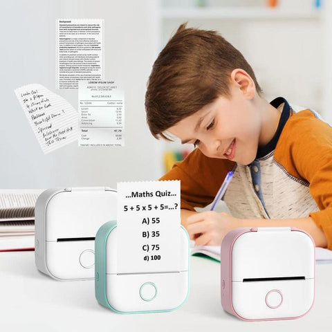 Imprimante De Poche Mini Portable De Couleur Rose : Imprimante Thermique  Sans Encre Pour Android Et Ios - Cadeau Parfait Pour Les Enfants, La  Maison, Le Bureau Et Plus Encore!