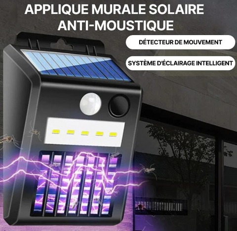 Lampe Anti Moustique Solaire Murale