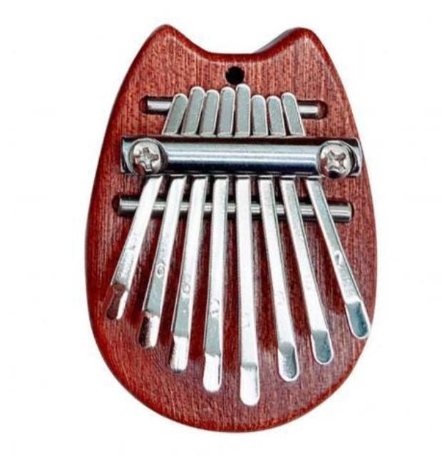 Autre clavier GENERIQUE Pouce africain piano mini kalimba 17 touches  instrument de musique portable Forme de cerf mignon