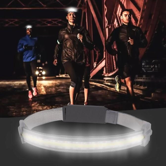 Piom3 Lampe frontale puissante de trail à led, forte autonomie et