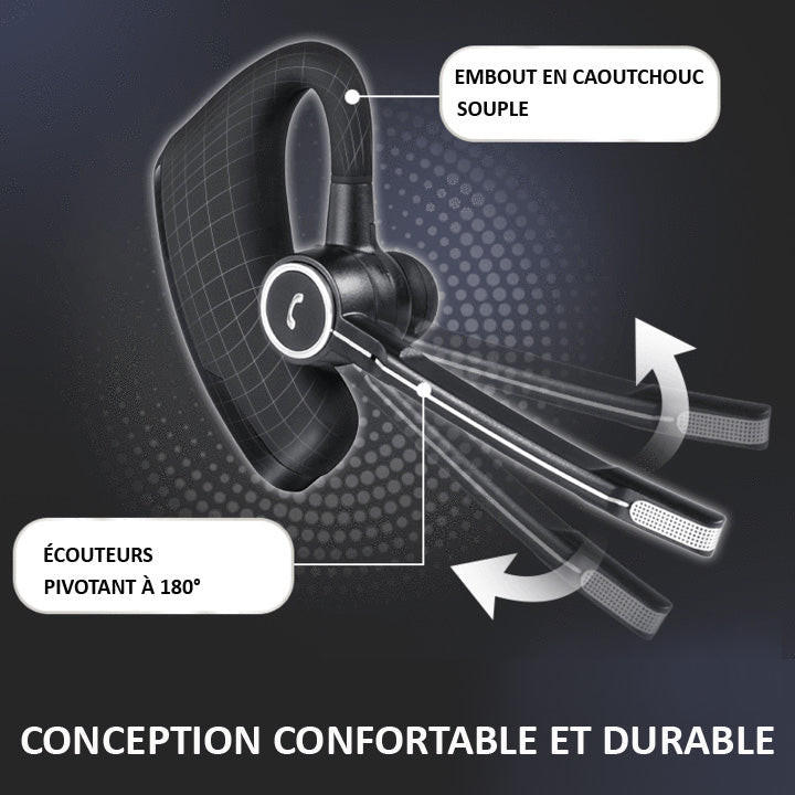 Oreillette Bluetooth Sans Fil Professionnelle