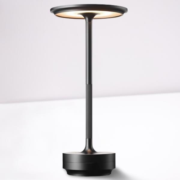 Lampe sans fil à intensité variable en aluminium doré 21 x 15,6 cm