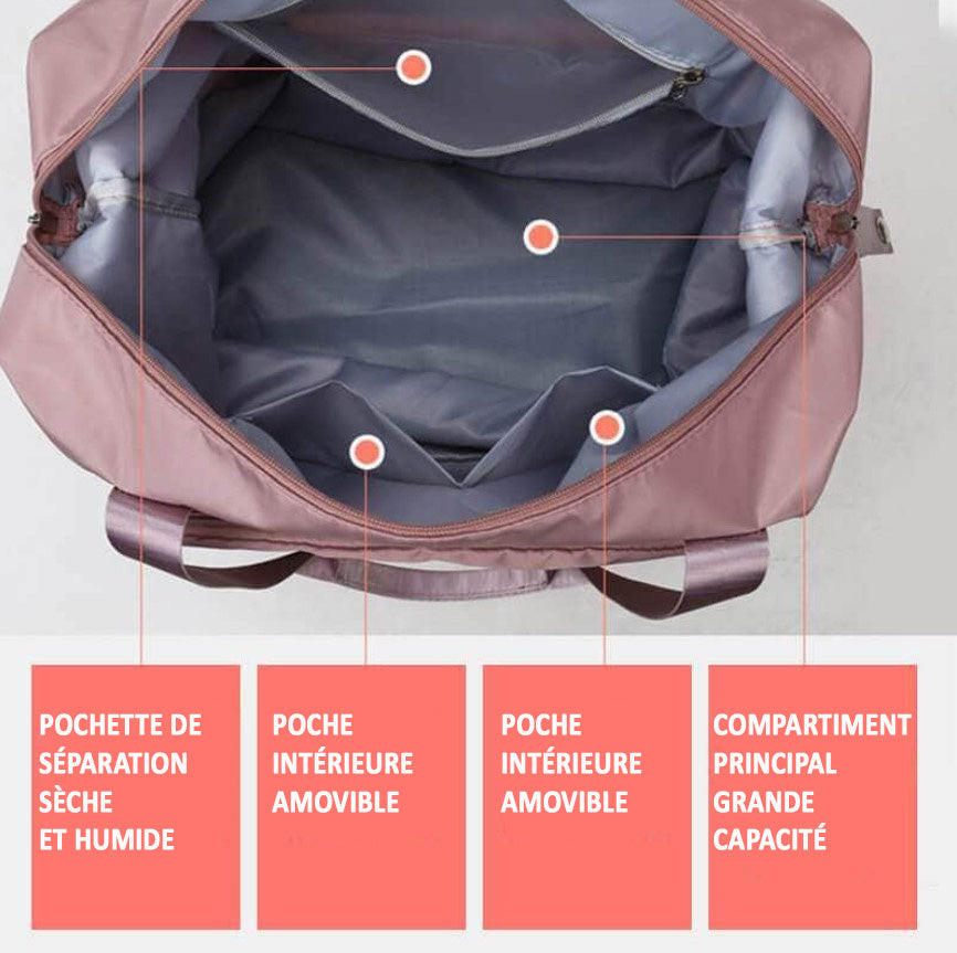 Sac De Voyage Cabine Pour Femme, Grand Et Pliable