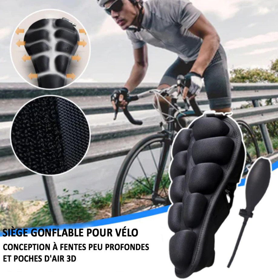 Coussin Selle Vélo Gonflable 3D