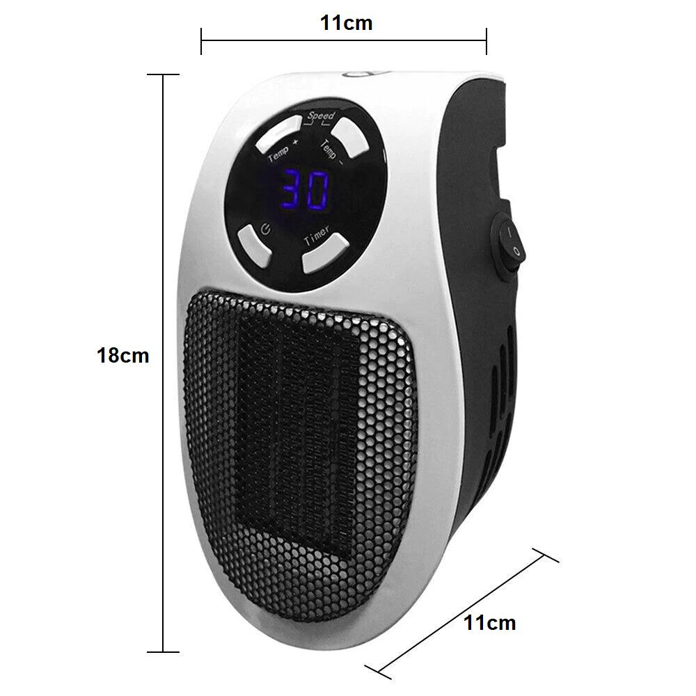 SHPEHP Radiateur Électrique Intérieur Portable avec Thermostat,Chauffage  Rapide Chambre Petit Chauffage,avec Protection Contre Surchauffe Et