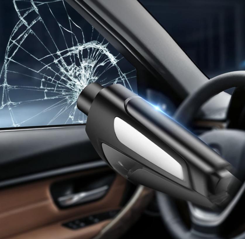 2 Pièces Marteau De Sécurité Pour Voiture,Brise Vitre Coupe