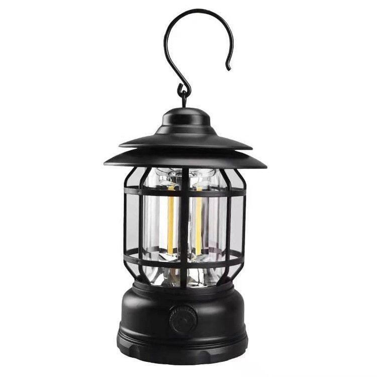 Lampe De Table Décorative LED Pour Camping En Plein Air Creative Smiley Lantern