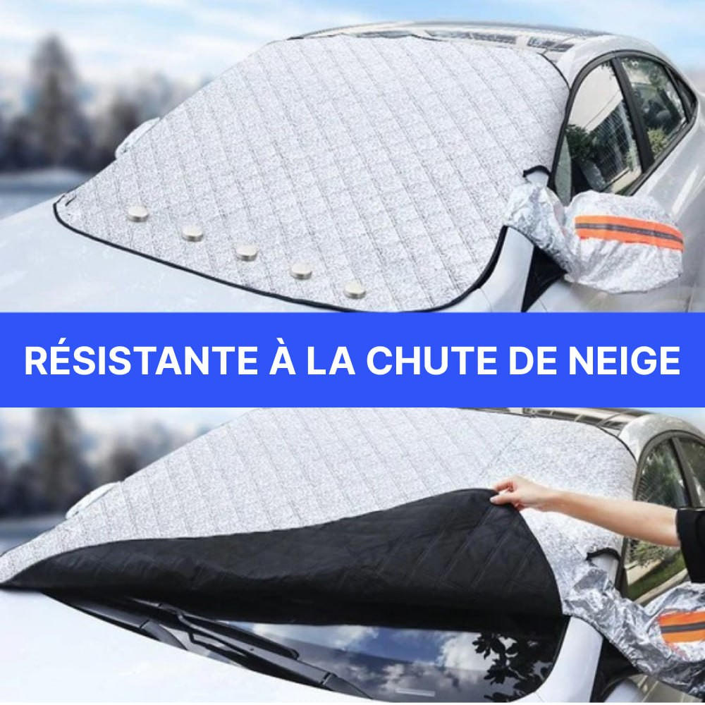 LEWONPO Couverture Pare-Brise Voiture, Bâche Pare Brise Protection  Magnétique Couverture Repliable, Universelle Couverture Pare Brise pour  Anti Givre