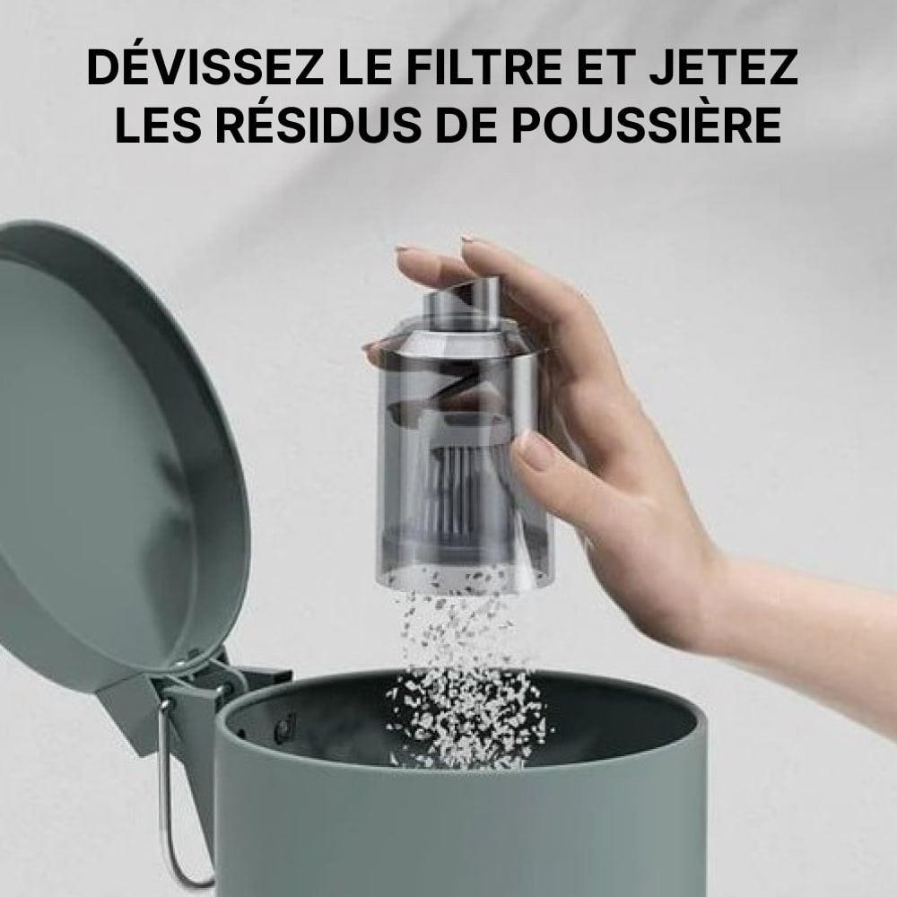 1 Aspirateur De Voiture Sans Fil Mini Souffleur-aspirateur Peut Être  Soufflé Et Aspiré, Portable, Rechargeable, Forte Aspiration, Adapté Pour  Les Voitures Et Les Chambres, La Poussière Et La Suie Peuvent Être Aspirées