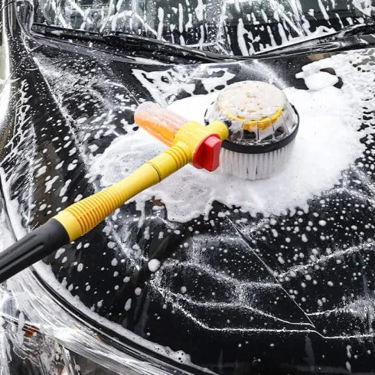 Kit De Nettoyage Voiture - 7 Pièces : Brosses, éponges, Sac - Pour Jantes, Intérieur, Carrosserie - Entretien Auto Facile
