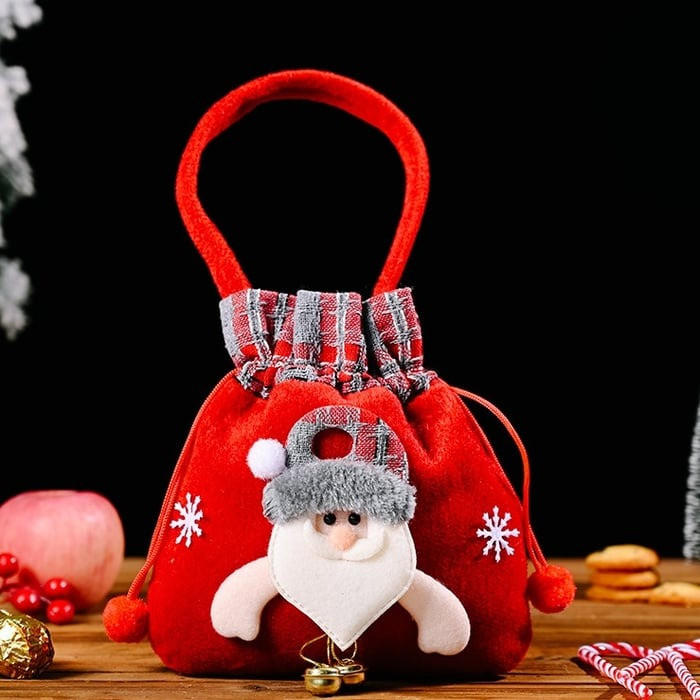 Sac Cadeau Pour No l Sachet cadeau Pochette Sac Du Pere Noel