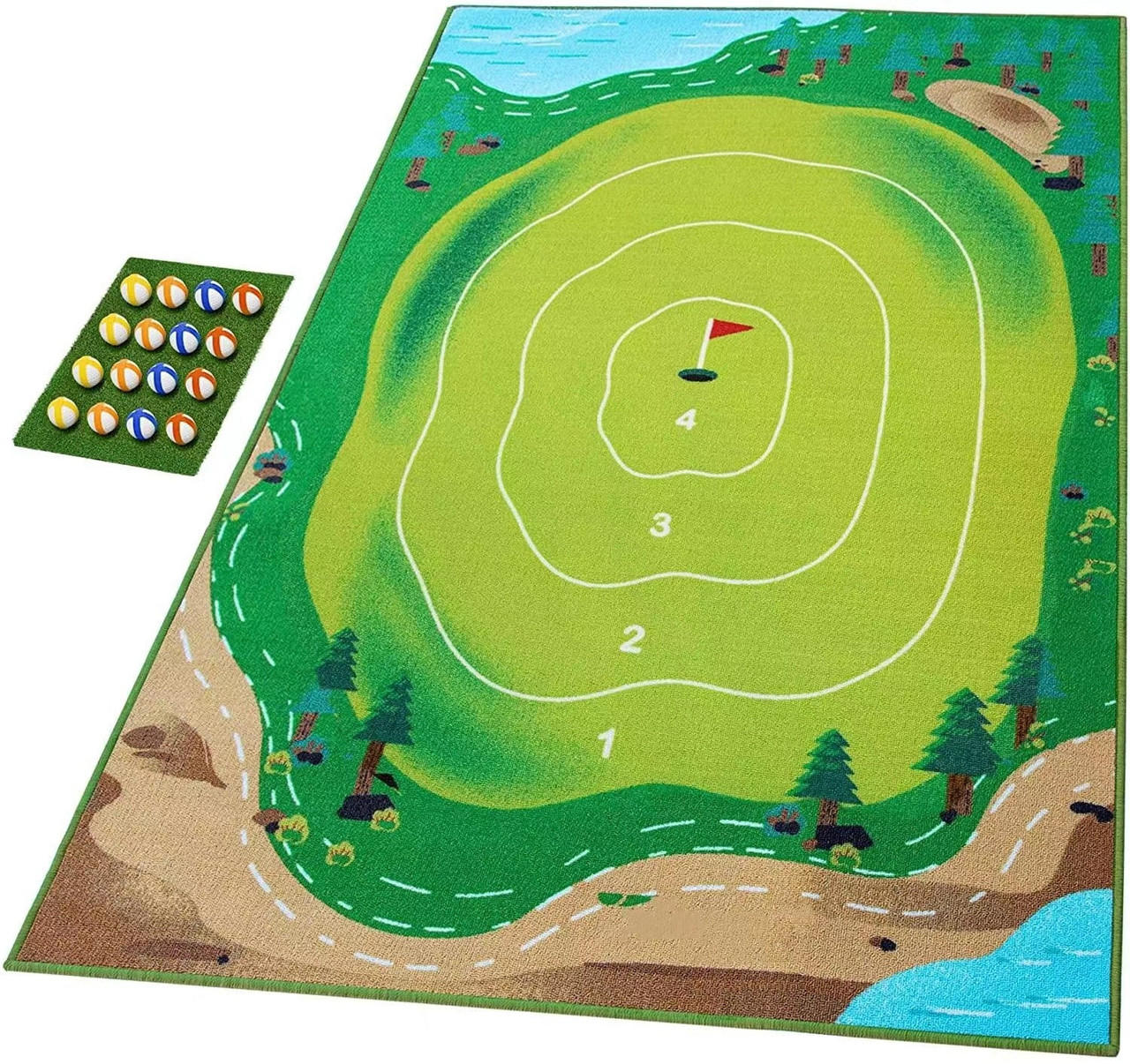 Jeu de mini-golf intérieur Golfeur jeu de golf intérieur Mini golf  d'intérieur Ensemble de jeux