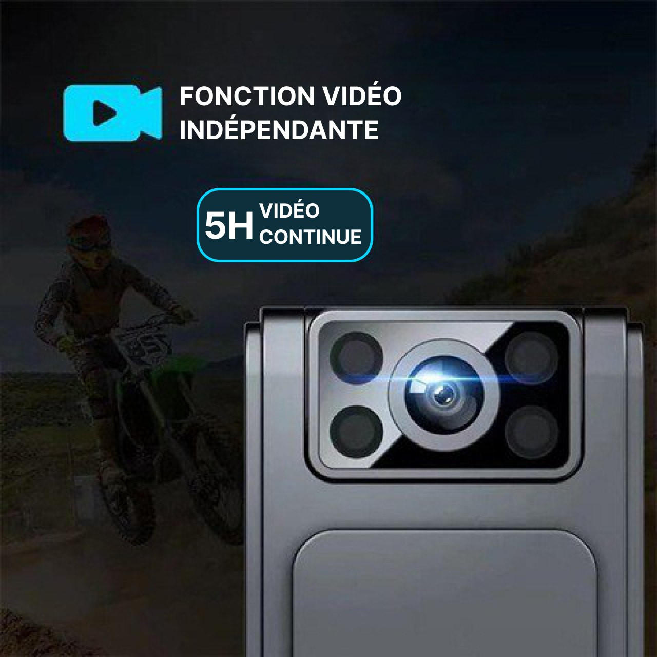 Mini Caméra Surveillance Wifi Sans Fil Discrète HD Avec Vision Nuit