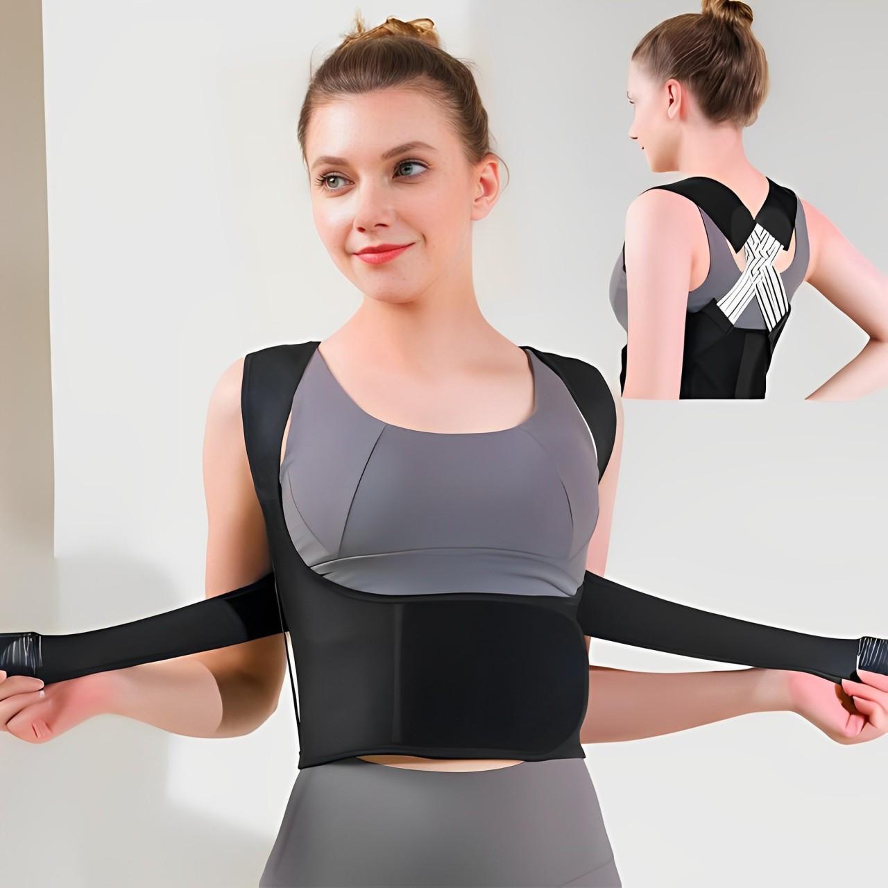 Correcteur De Posture PINCOU – Ceinture Dos Homme/femme, Noir, Neuf