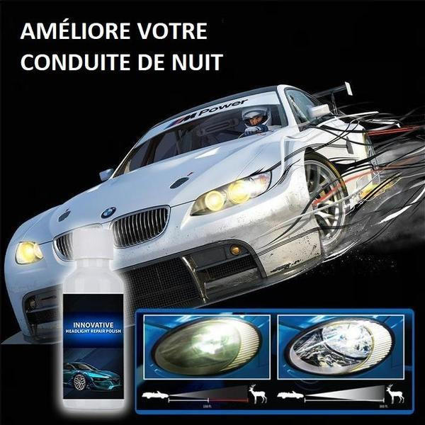 Produit de Nettoyage Phare Voiture Opaque Jauni