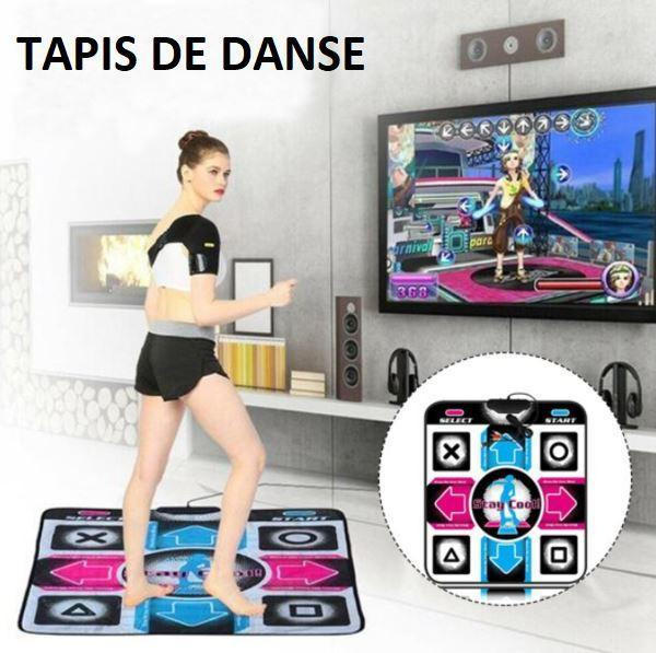 Tapis De Danse Musical Enfant - 2 Joueurs - 12 Modes De Jeu - 120x90 Cm - Piles Non Incluses - 3-10 Ans - 14
