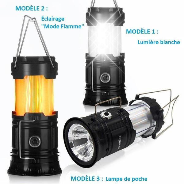 Lanterne de camping Trigano rechargeable - Sport & Plein air